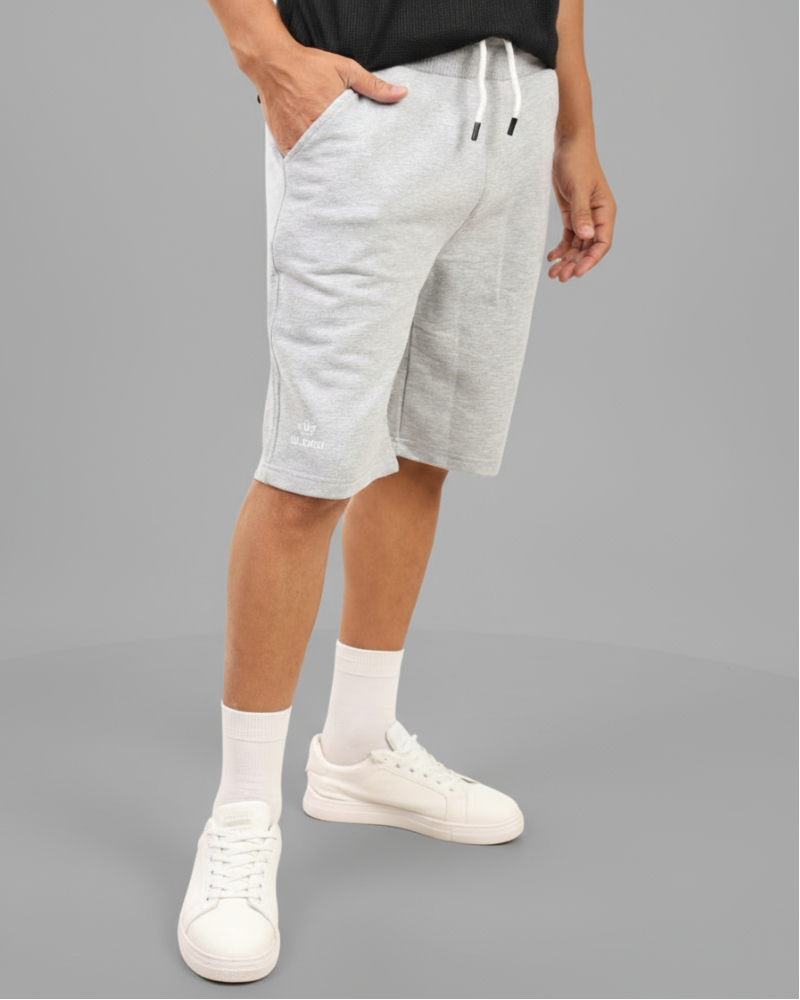 Men&#039;s Fleece Gym Shorts with Drawstring Waist and Pockets