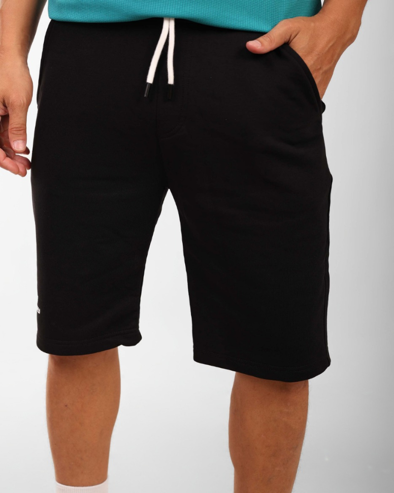 Men&#039;s Fleece Gym Shorts with Drawstring Waist and Pockets