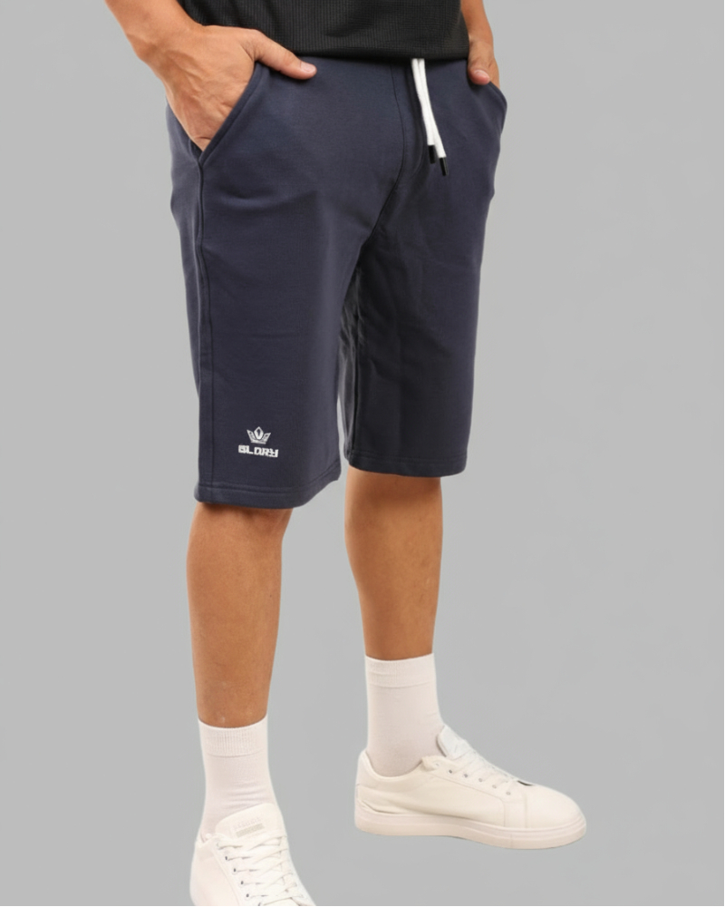Men&#039;s Fleece Gym Shorts with Drawstring Waist and Pockets