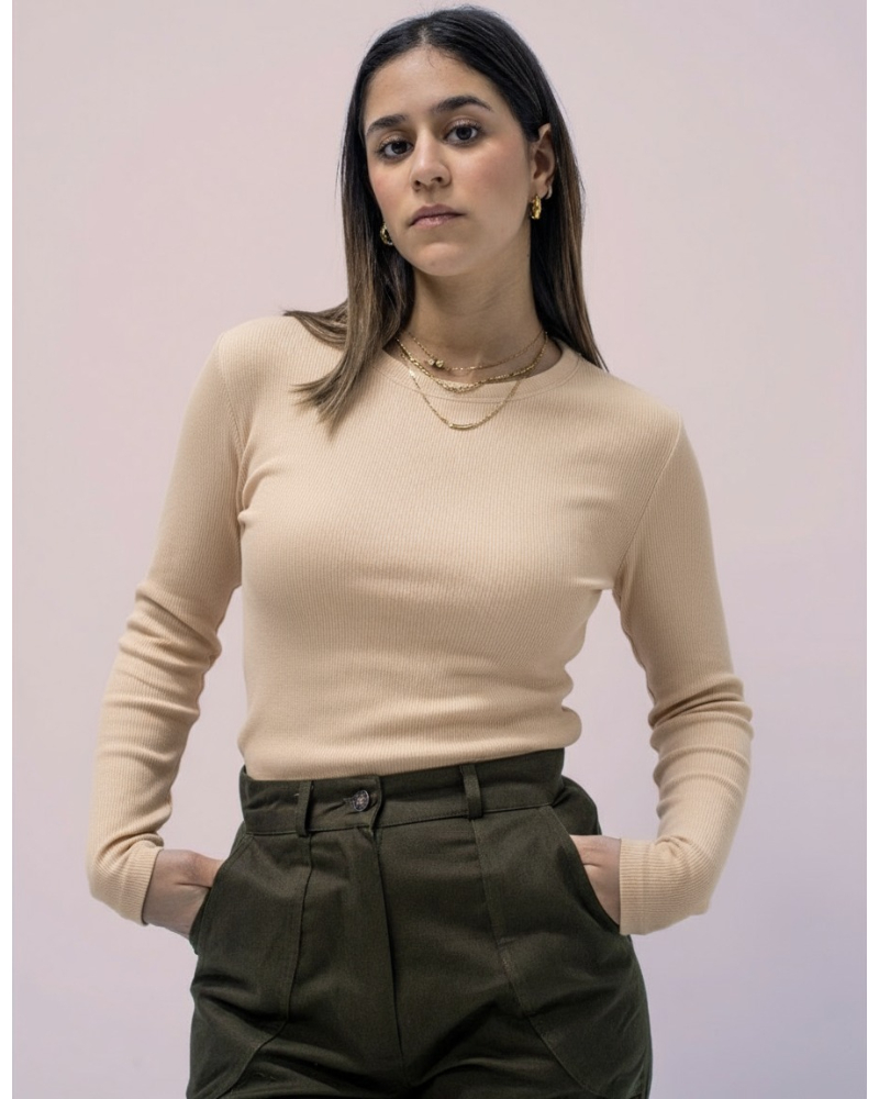 Long sleeve basic top