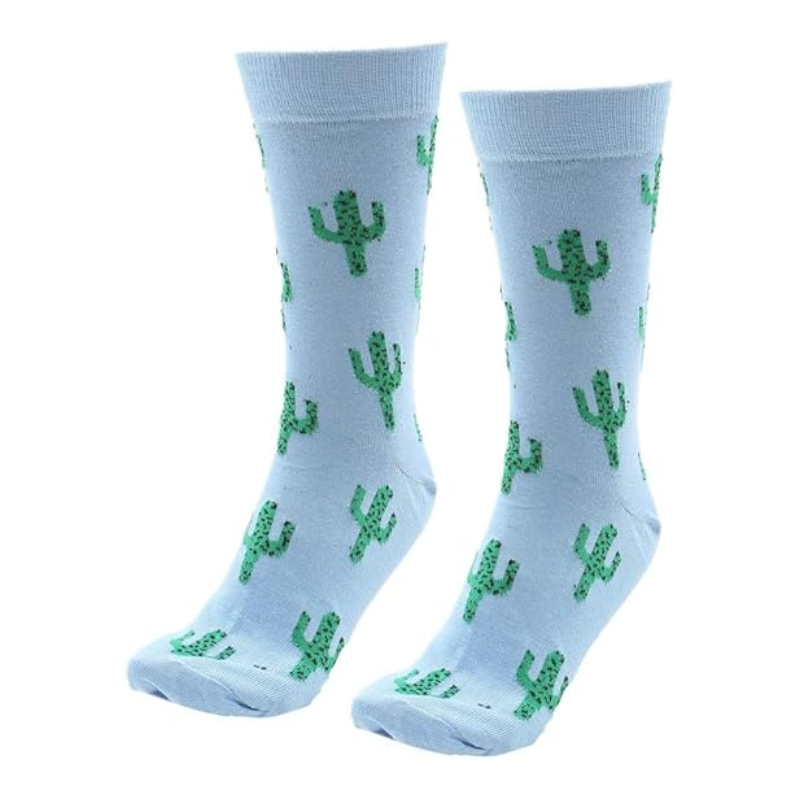 Cactus Pattern Socks