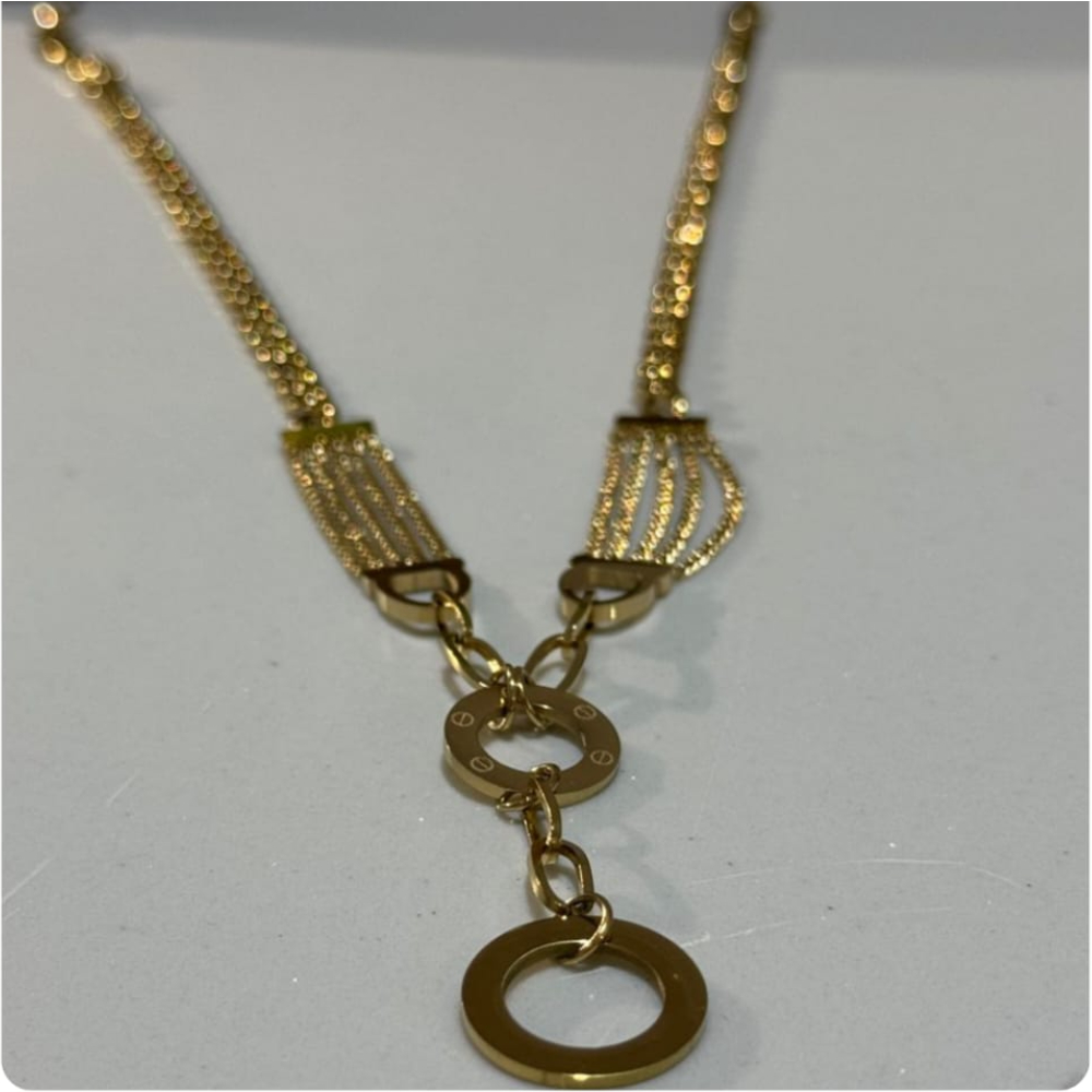 Circular chain necklace
