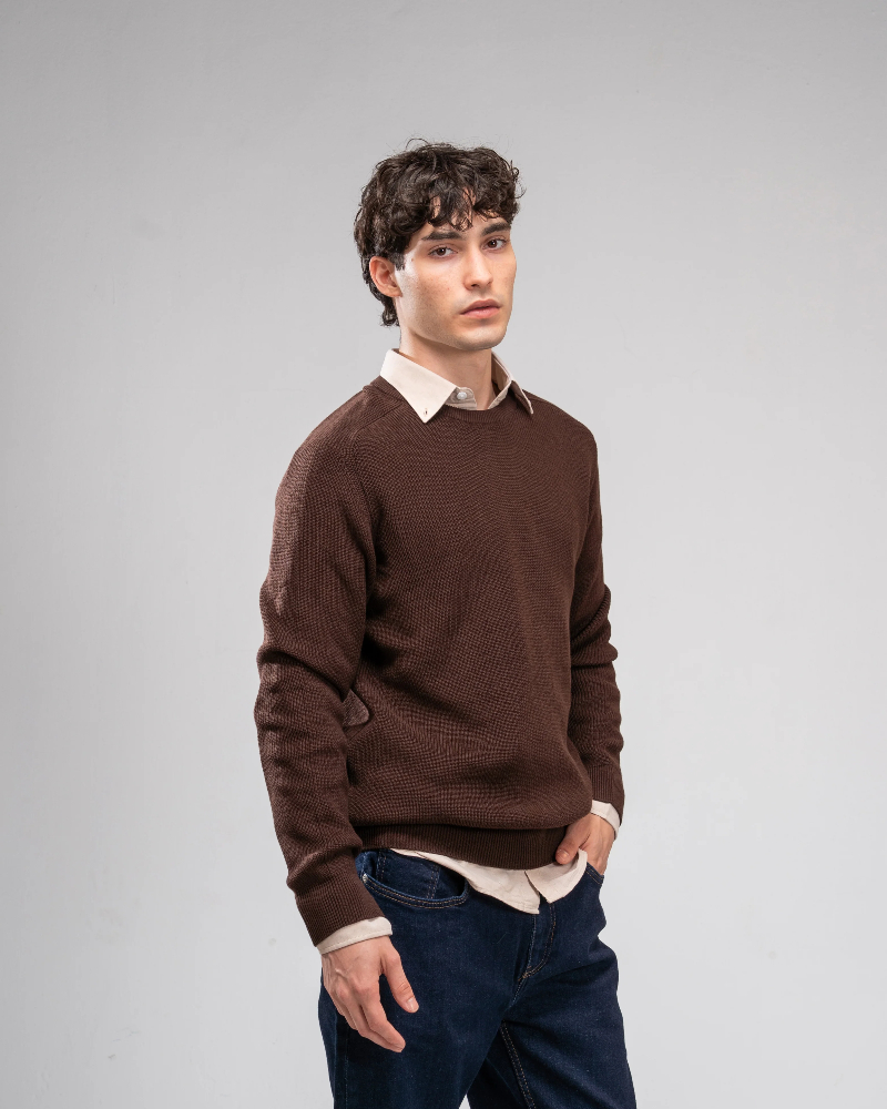Knit Crew Neck Jumper