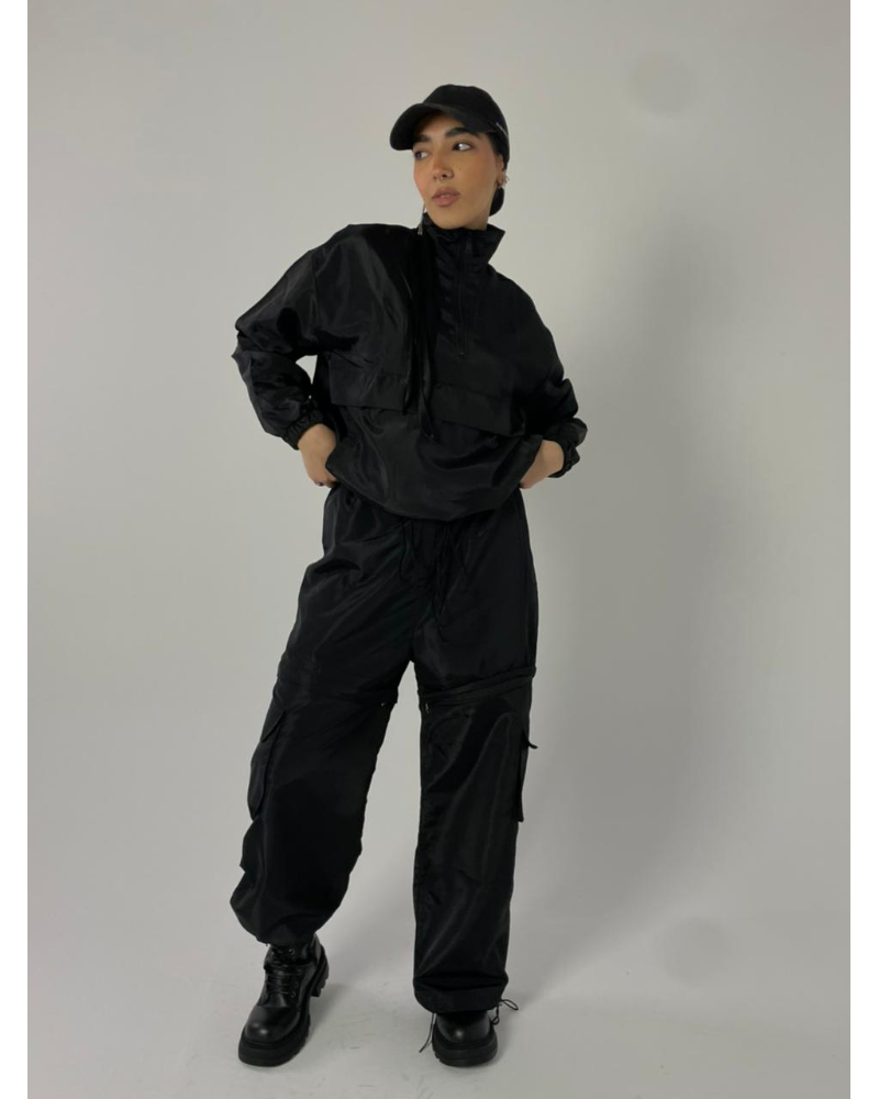 cargo pants black (reversible to shorts)