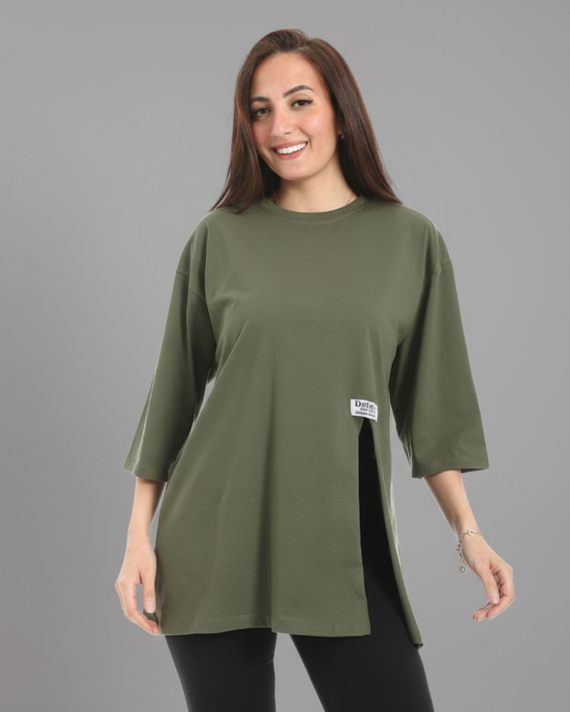 Oversized casual women’s t