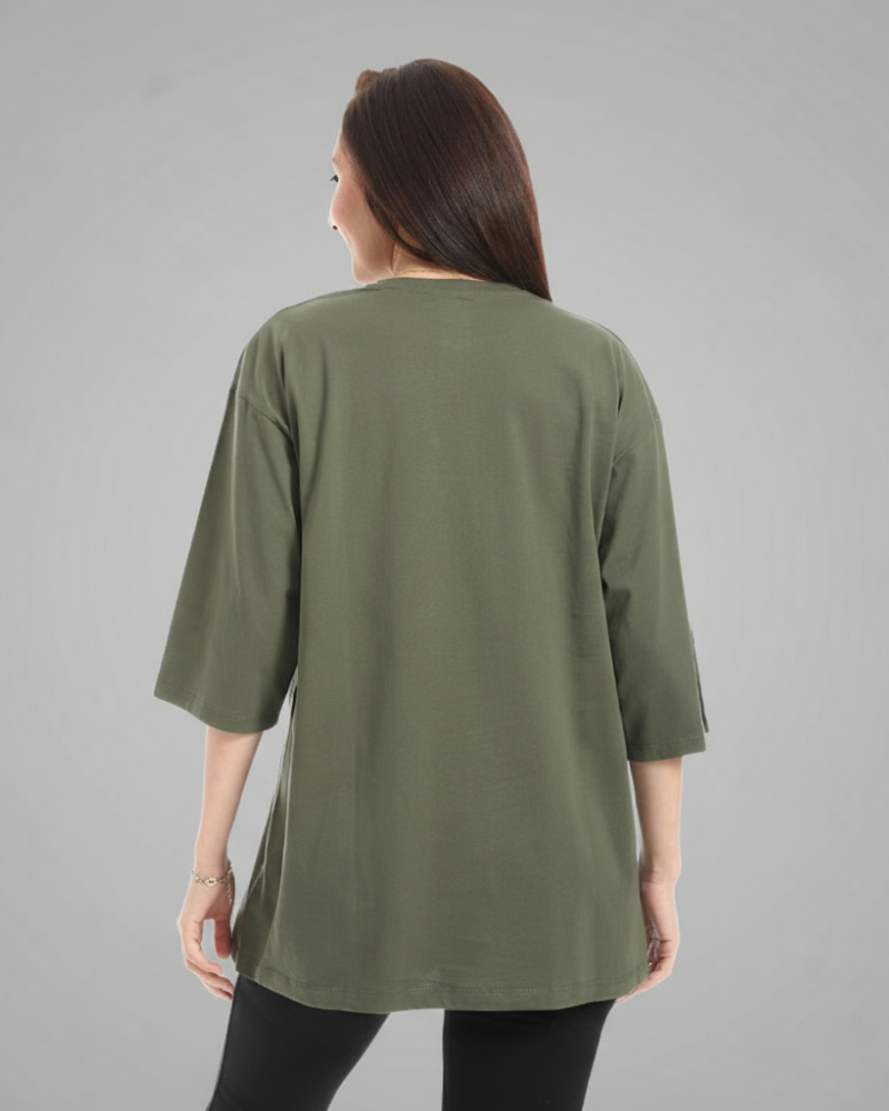 Oversized casual women’s t