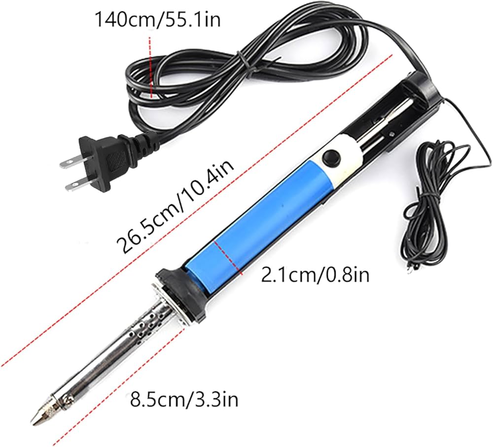 220V 30W AC 2 in 1 Soldering Iron PCB Soldering SMT SMD Repair Tool + Sucker Desoldering Pump