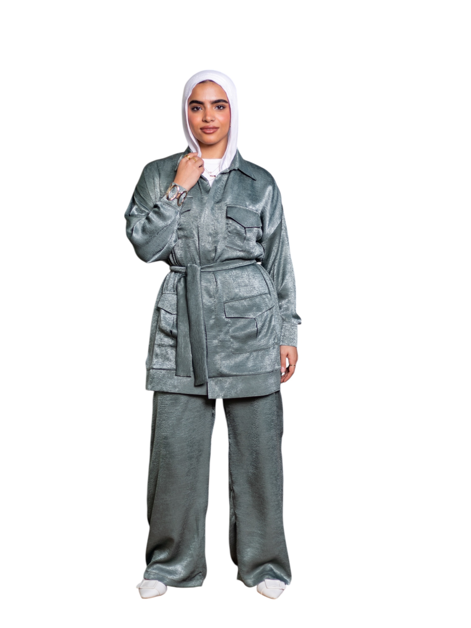 Pockets Set in Dark Turquoise