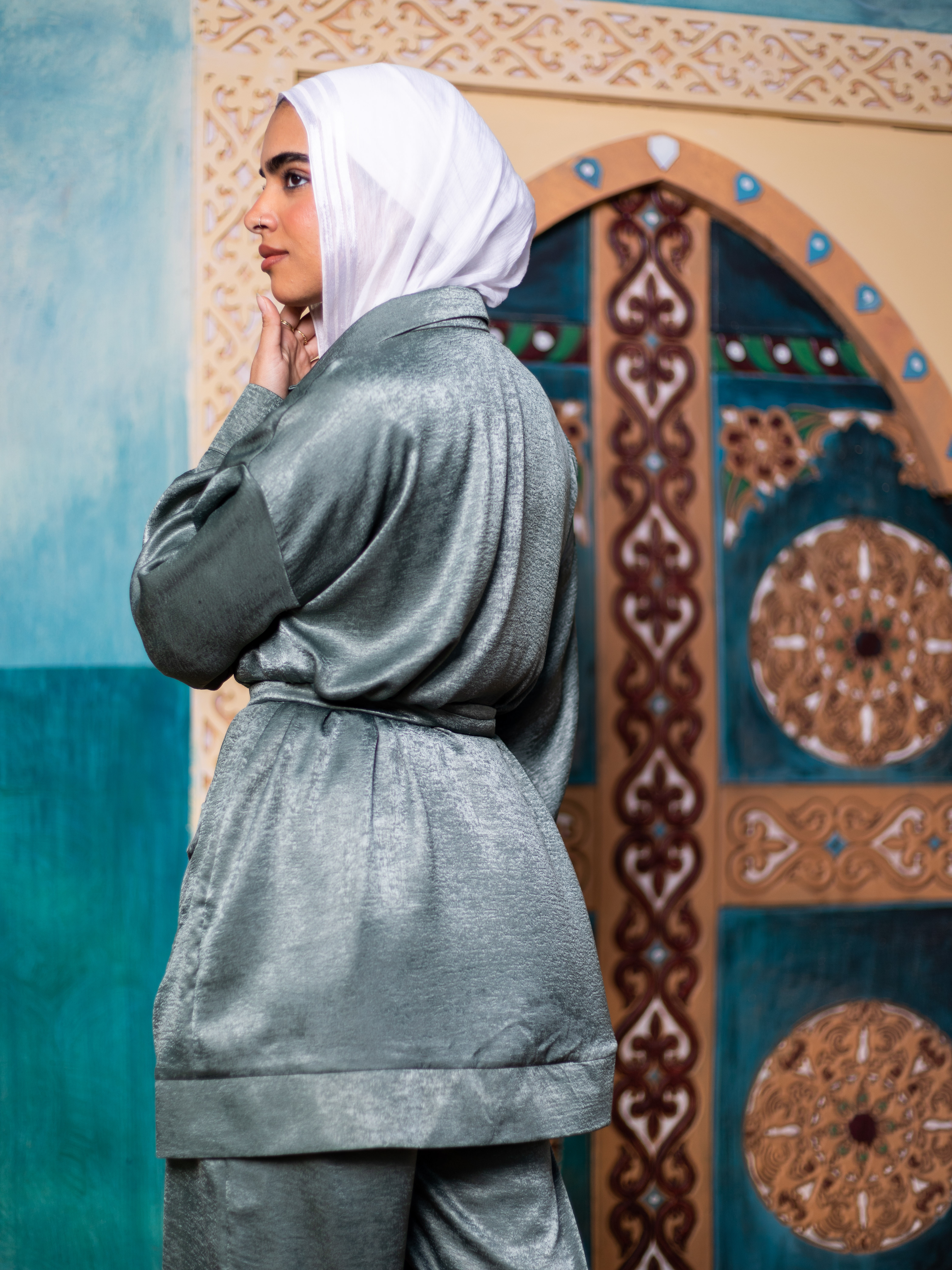 Pockets Set in Dark Turquoise