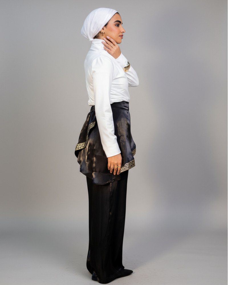 Criss Cross Pants with Islamic Patterns