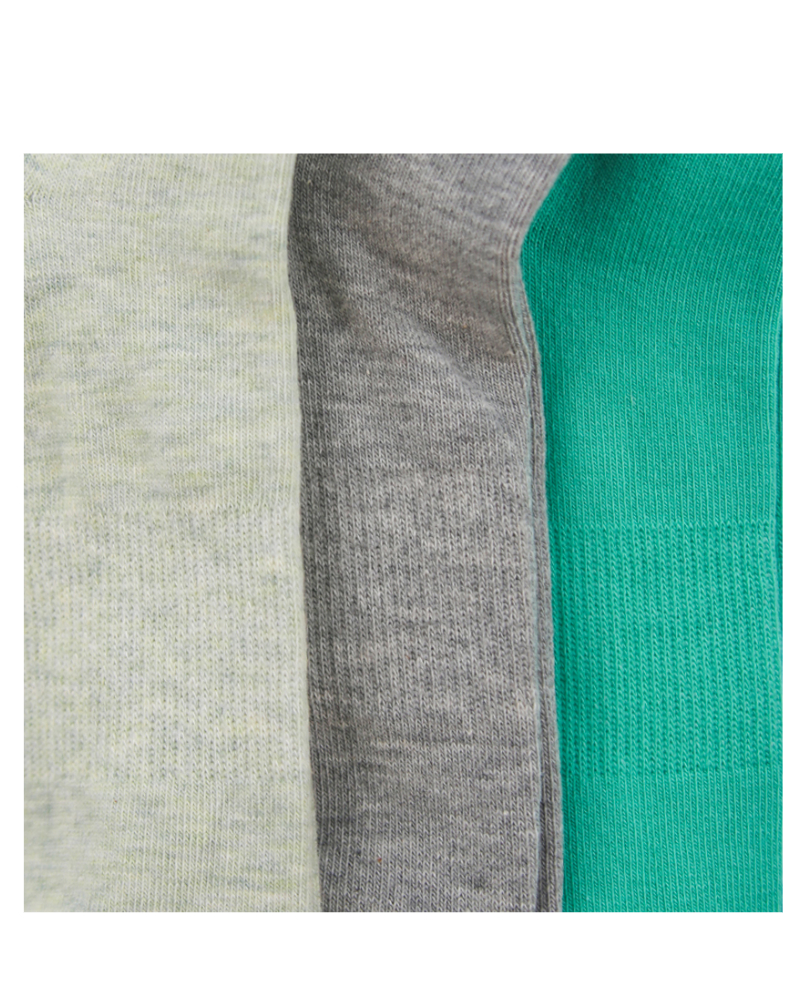 A Pack Of 3 Pieces Plain Short Socks , MultiColoure