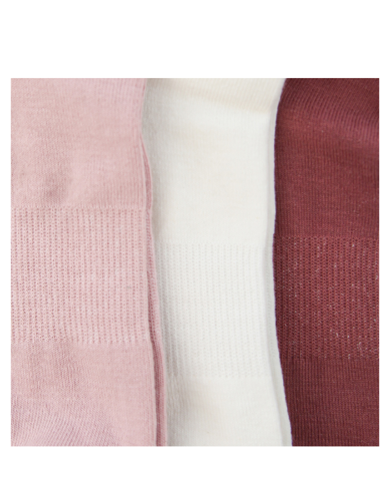 A Pack Of 3 Pieces Plain Short Socks , MultiColoure