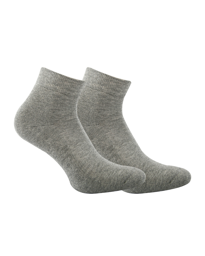Short Printed Socks Half Terry Grey For Women