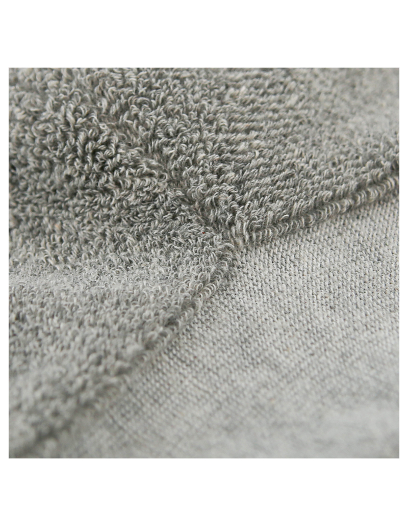 Short Printed Socks Half Terry Grey For Women