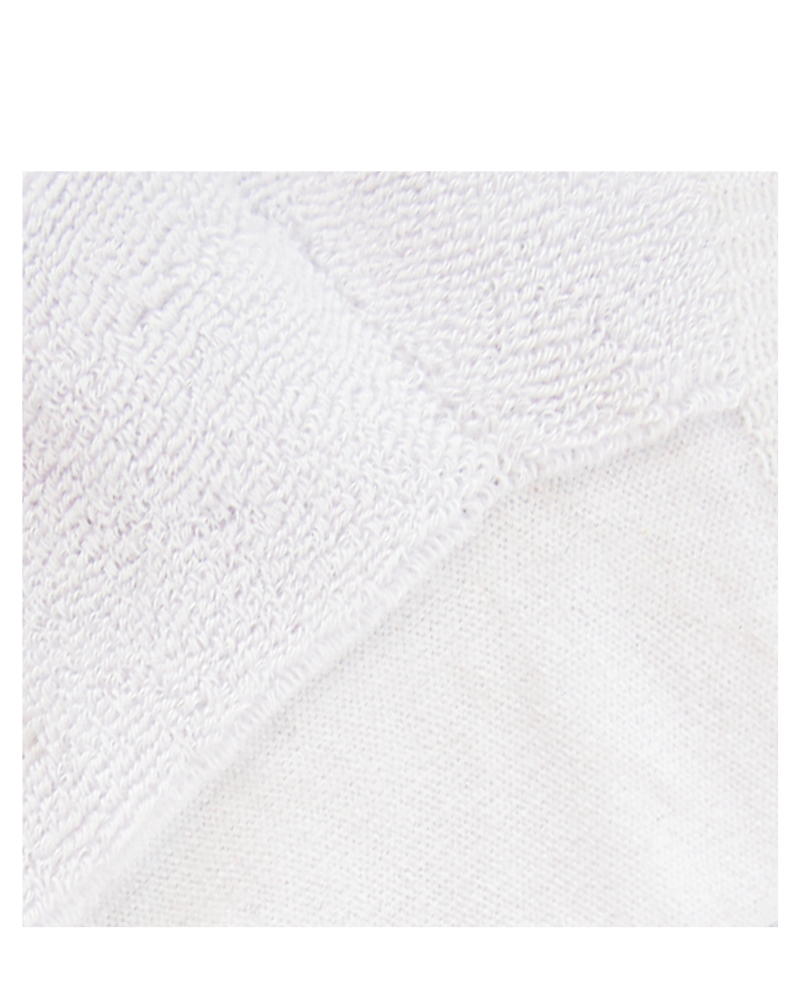 Short Printed Socks Half Terry White For Men