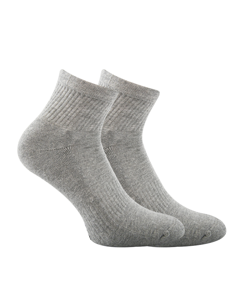 Short Printed Socks Half Terry Grey For Men