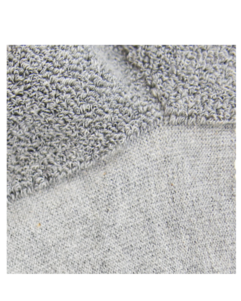 Short Printed Socks Half Terry Grey For Men