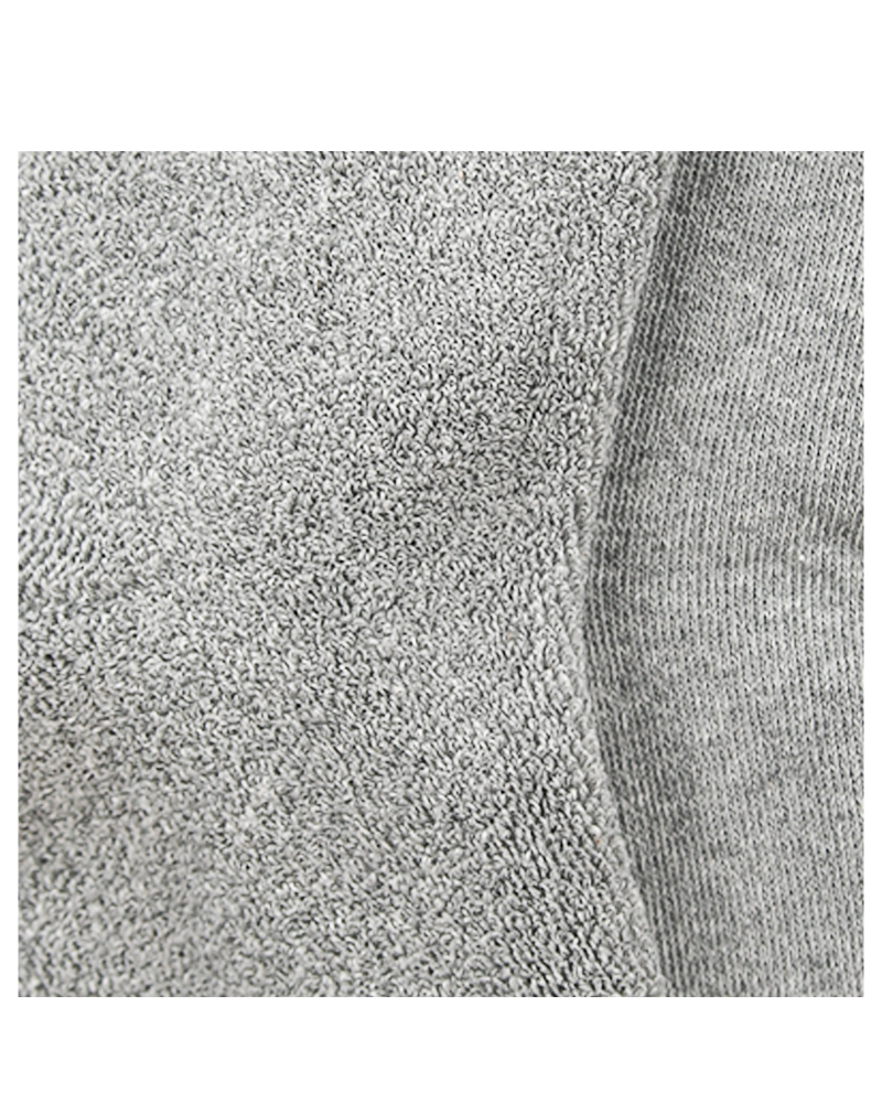 Long Printed Socks Full Terry Grey For Unisex