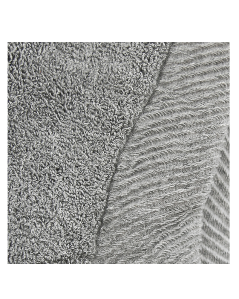 Long Plain Socks Half Terry Grey For Men