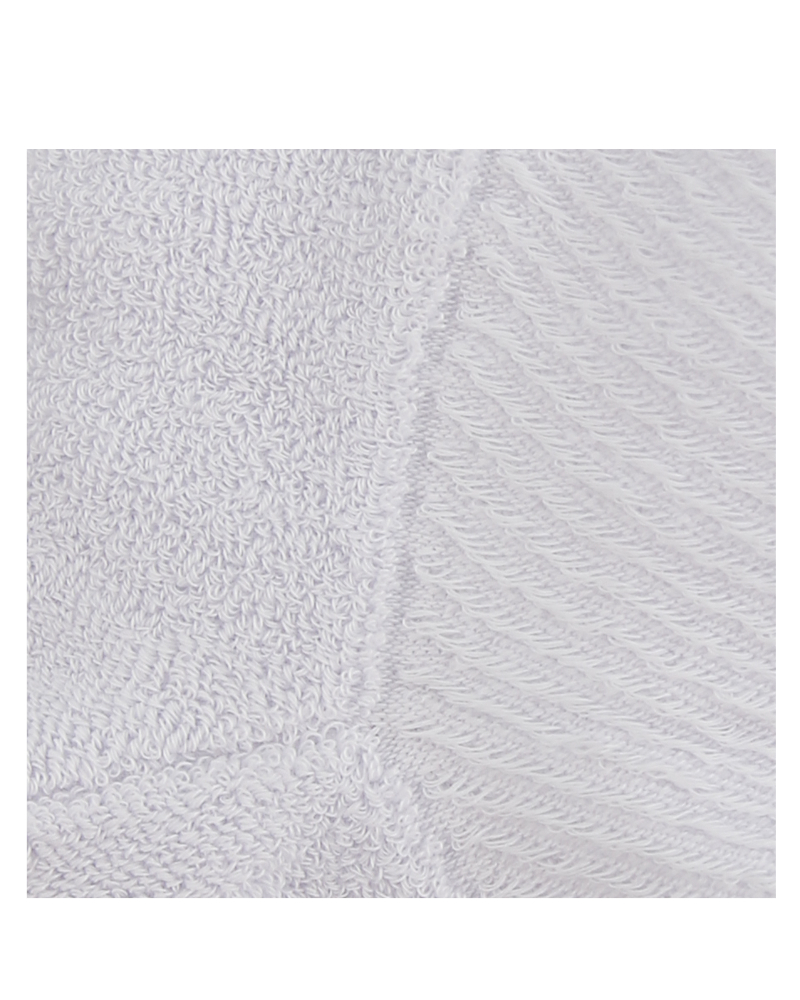 Long Plain Socks Half Terry White For Men