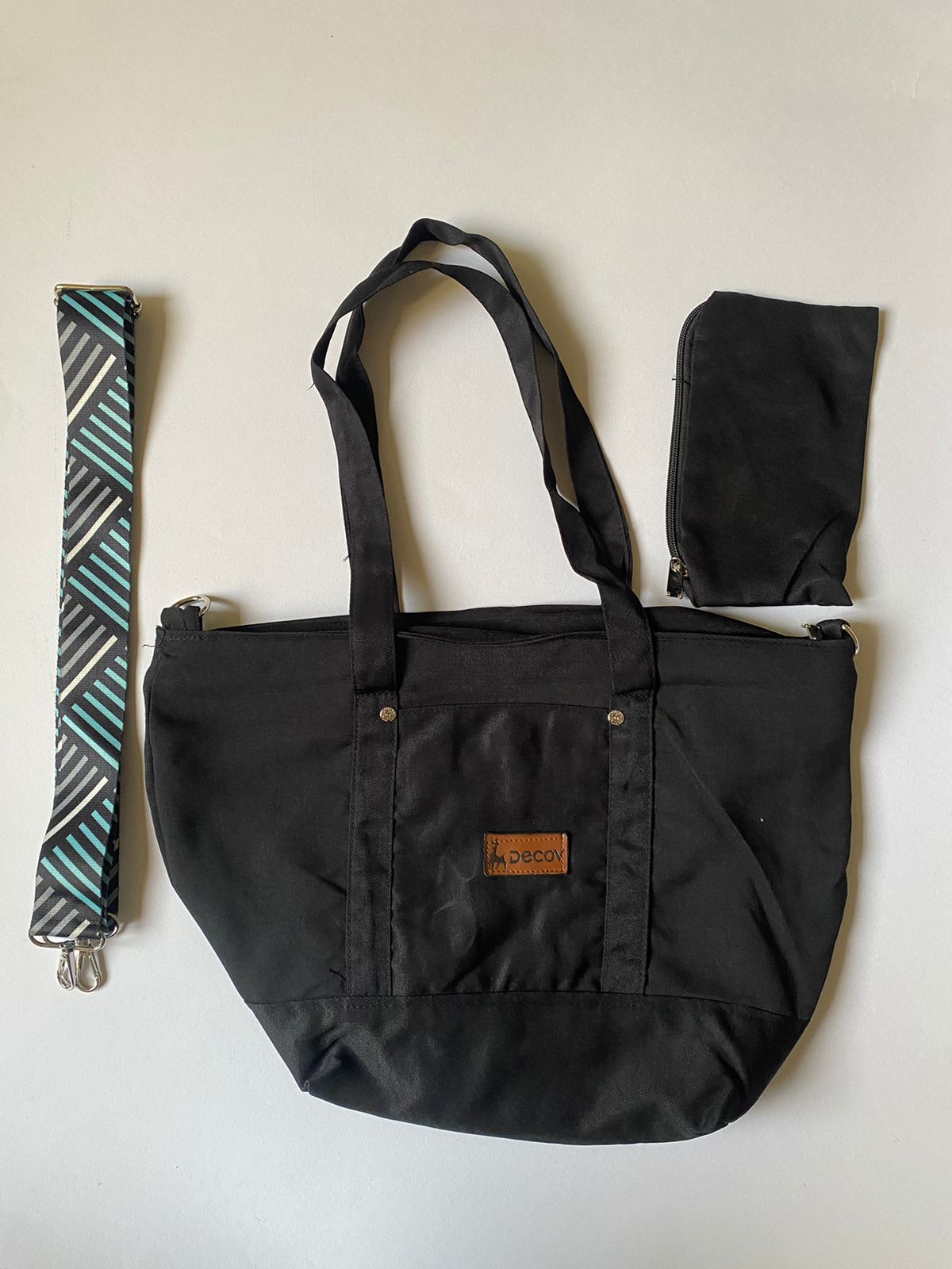 Decov Handbag Multicolor with Plain Strap