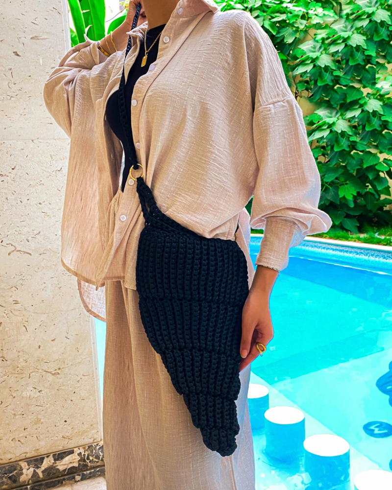 Handmade Long Shell Bag