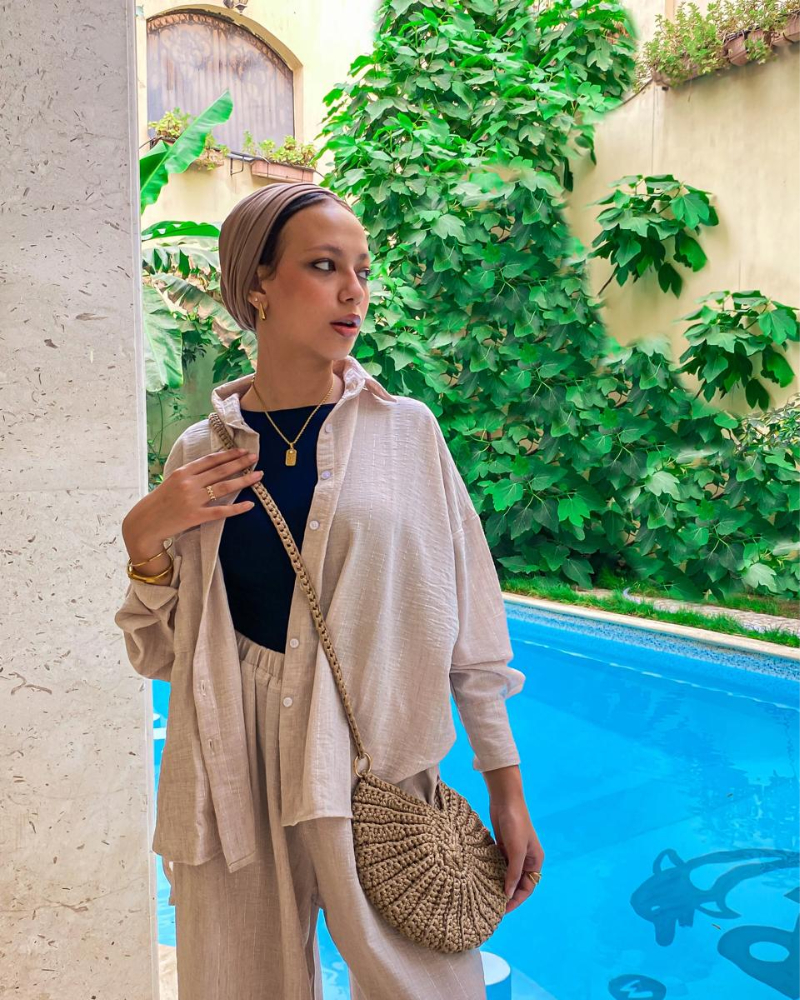 Handmade Round Shell Bag